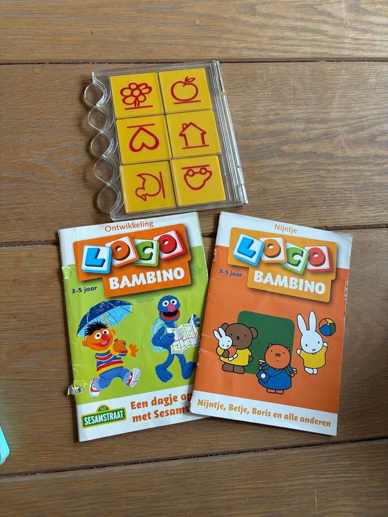 Loco Bambino met 2 boekjes: Sesamstraat & Nijntje (3-5 jaar), Ophalen of Verzenden, Gebruikt, Taal en Lezen