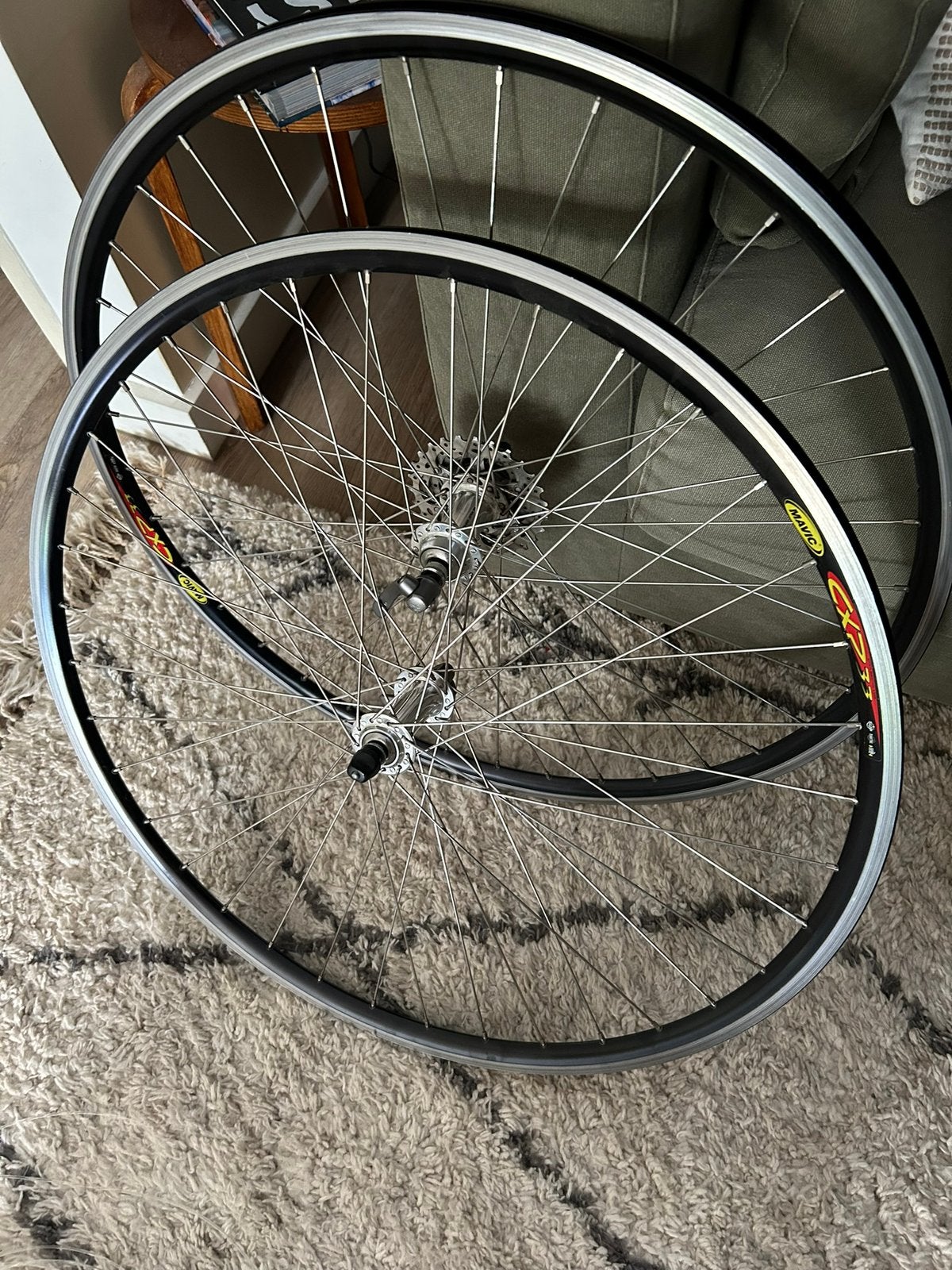 Mavic CXP33 wielset te koop, voor racefiets of trekkingfiets, Fietsen en Brommers, Fietsonderdelen, Ophalen, Zo goed als nieuw