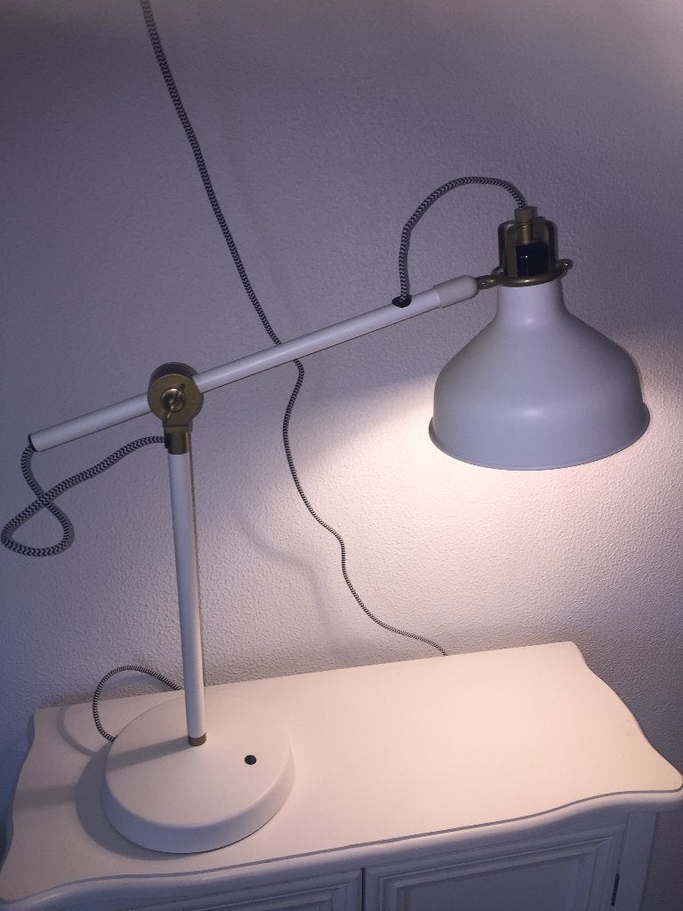 Vintage bureaulamp tafellamp metaal met koper mooi design, Bureaulamp, Ophalen of Verzenden, Zo goed als nieuw, Metaal