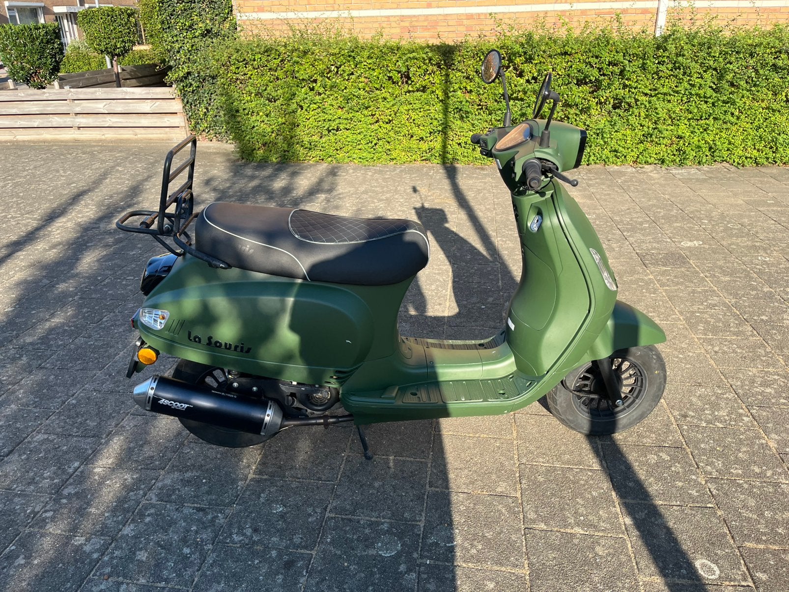 La Souris Sourini S (2022) - Mat Groen - 4700 km -, Ophalen, Gebruikt, Benzine, 50 cc