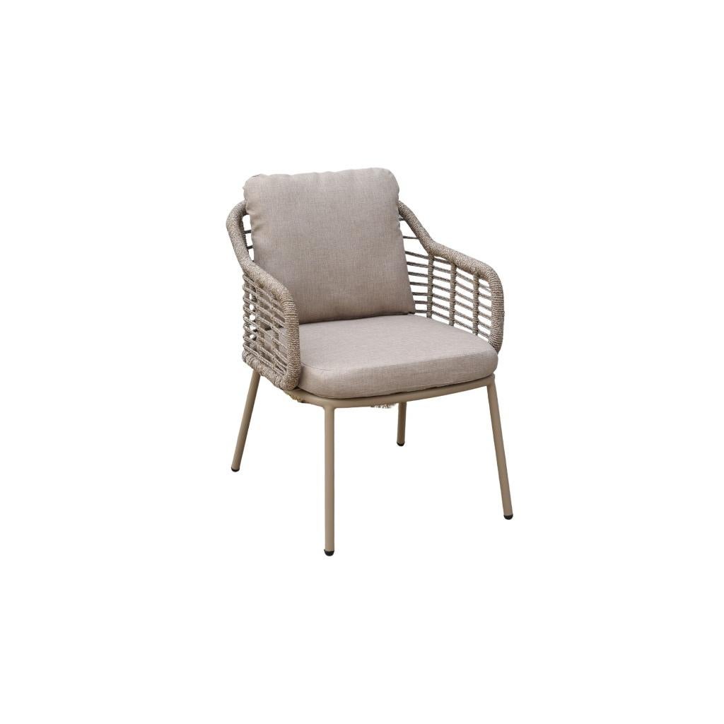 Tuinset | dining | Windsor oud teak 180cm incl 4 Luna beige, Ophalen, 4 zitplaatsen, Teakhout, Nieuw