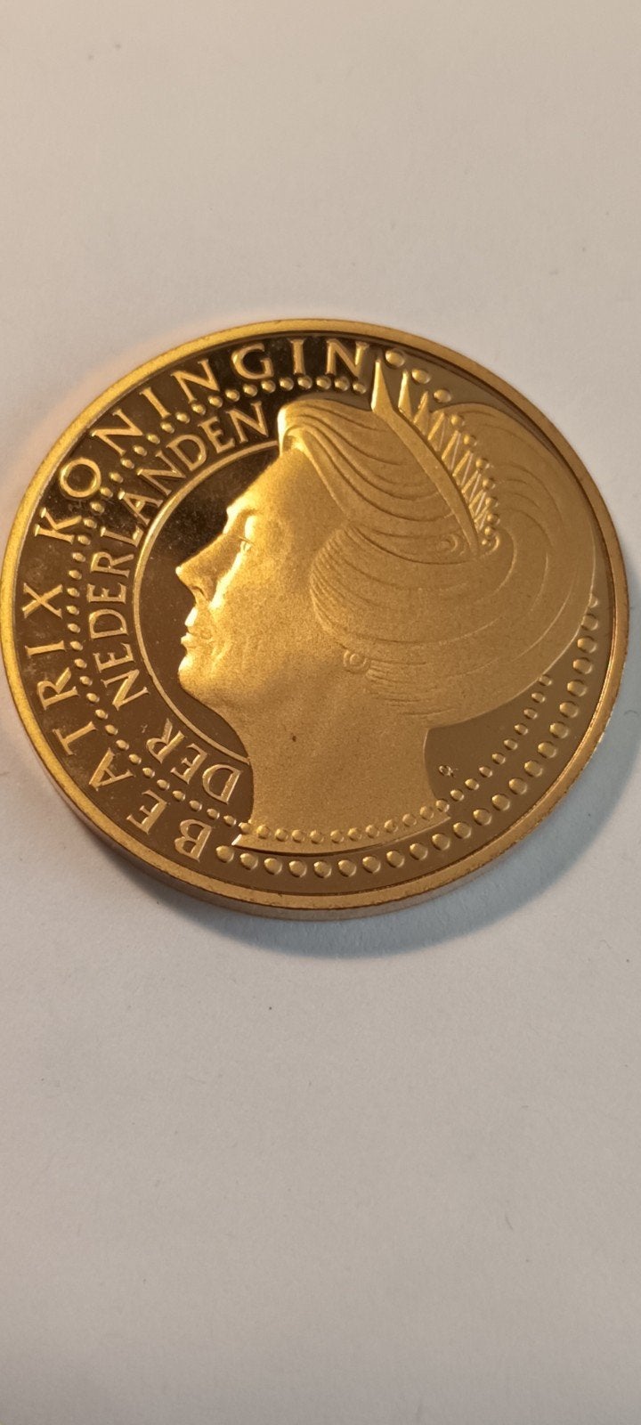 10 Gulden Munt Koningin Beatrix 30-jarig Jubileum, Koningin Beatrix, Losse munt, 10 gulden, Goud