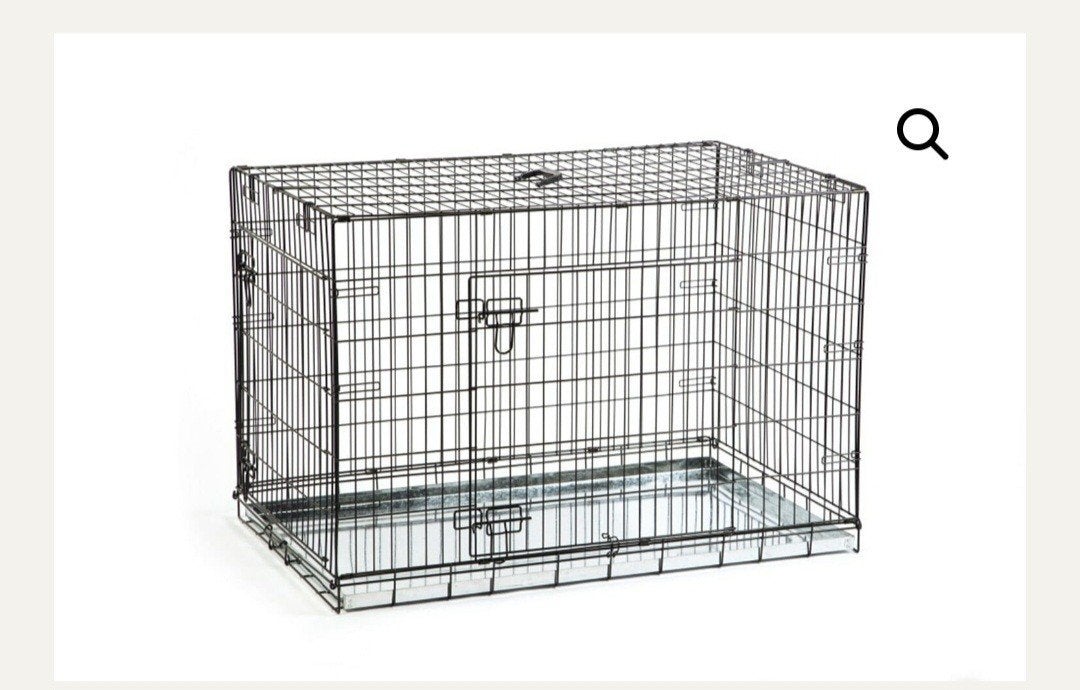Honden bench zwart, Ophalen
