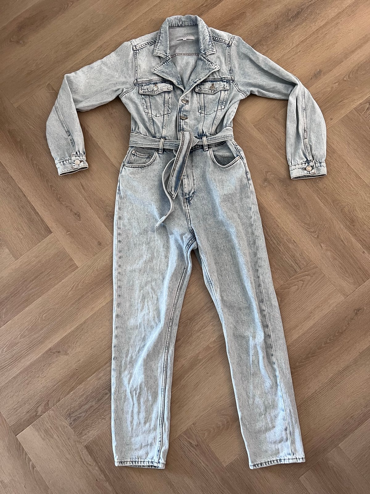 Stoere denim jumpsuit spijker van Costes, maat M, Ophalen of Verzenden, Zo goed als nieuw, Maat 38/40 (M), Blauw