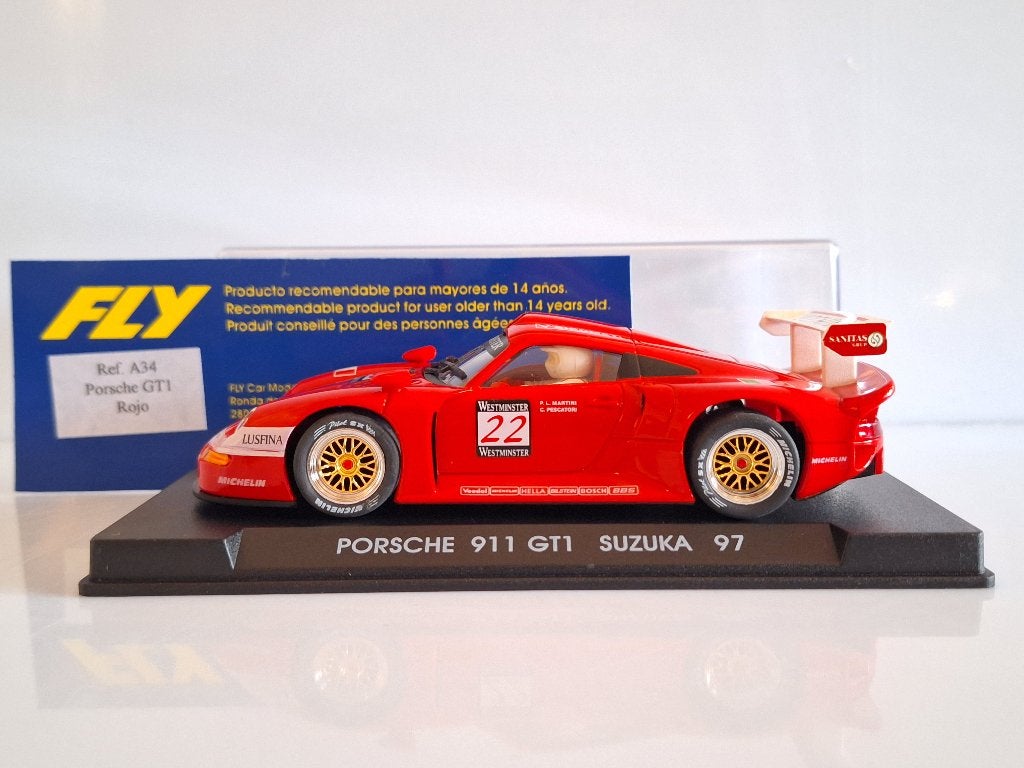 Fly A34 Porsche 911 GT1 Suzuka 1997, Overige merken, Racebaan, Fly, Nieuw