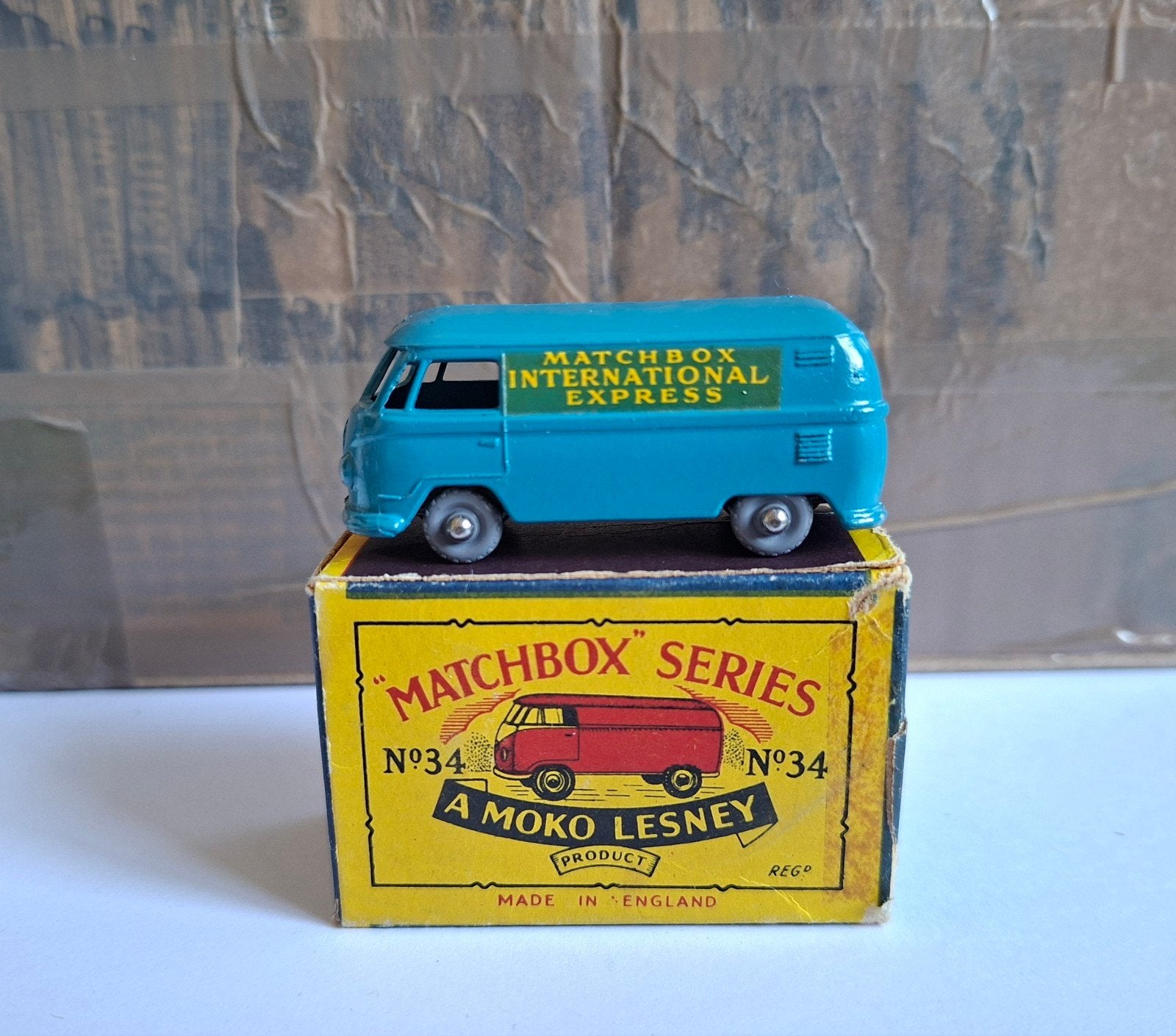 Matchbox 34 volkswagen, Ophalen of Verzenden, Auto, Matchbox