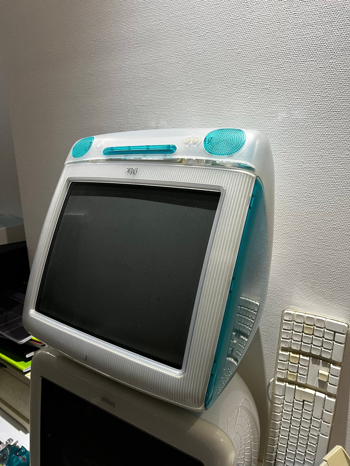 Apple iMac G3 Blueberry in onderdelen - Onderdelen werken, Computers en Software, Ophalen