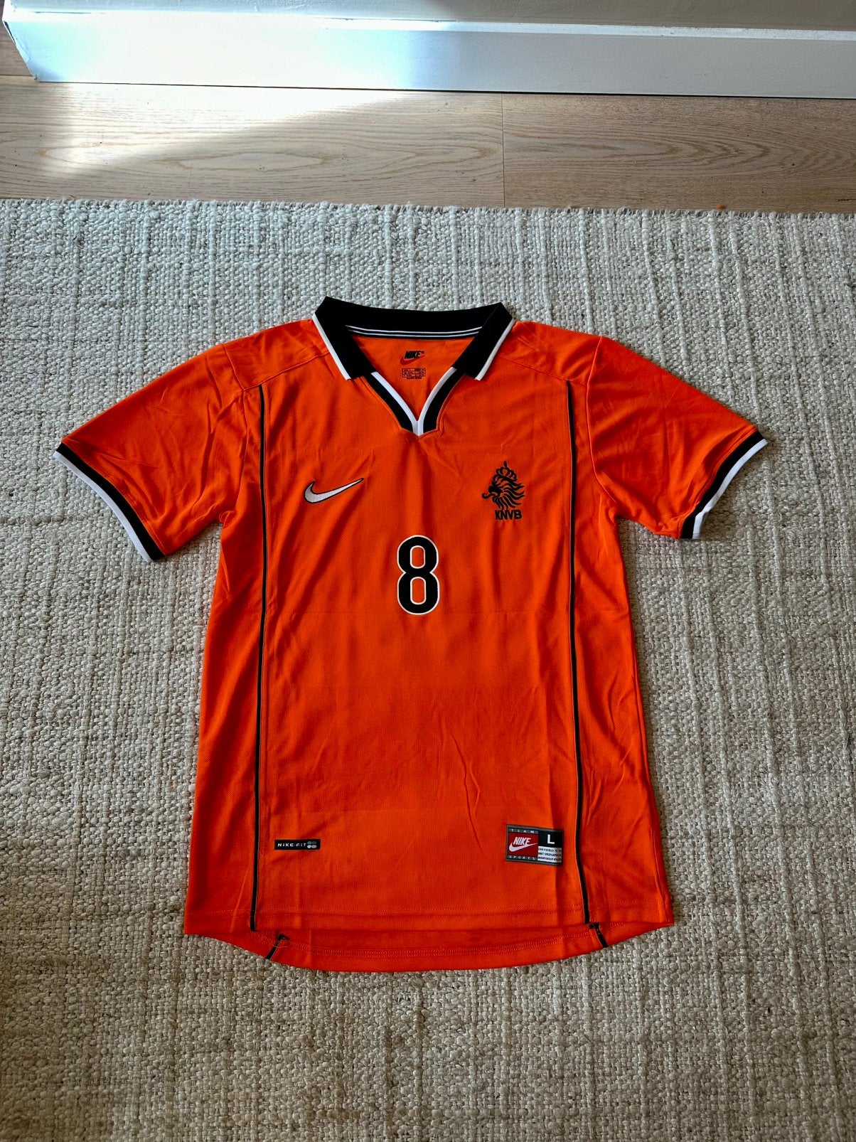 NEDERLANDS ELFTAL SHIRTS BERGKAMP #8 1998, Ophalen of Verzenden, Zo goed als nieuw, Shirt