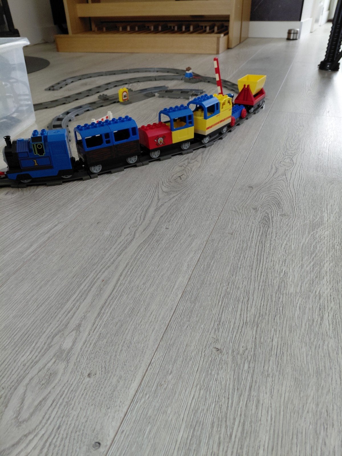 lego duplo treinset met locomotief, Ophalen of Verzenden