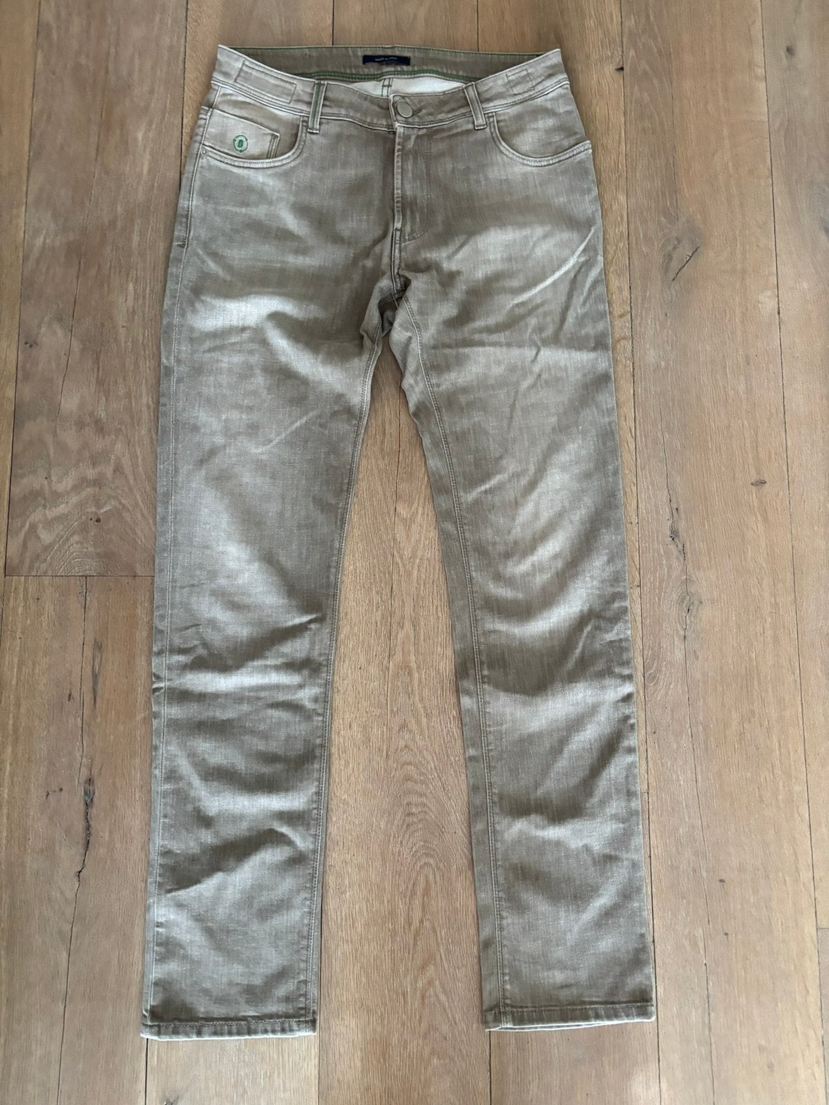 Boggi Milano spijkerbroek beige maat 33 ZGAN!!!, Overige kleuren, Ophalen of Verzenden, Zo goed als nieuw, W33 - W34 (confectie 48/50)