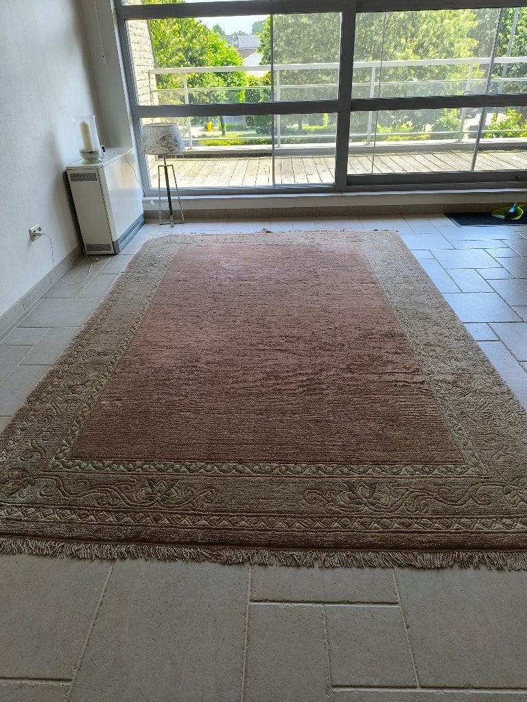 Prachtig Oosters tapijt Nepal, Ophalen, Zo goed als nieuw, Rechthoekig, 200 cm of meer