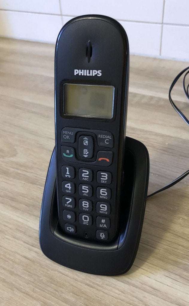 Philips losse handset vaste telefoon CD19x, Ophalen of Verzenden, Zo goed als nieuw, 1 handset