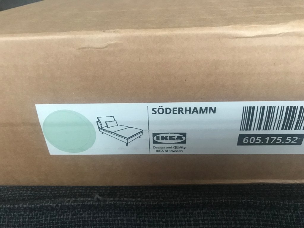 SÖDERHAMN Hoes NIEUW chaise longue Tallmyra lichtgroen Ikea, Huis en Inrichting, Zitzakken, Verzenden, Nieuw, Groen