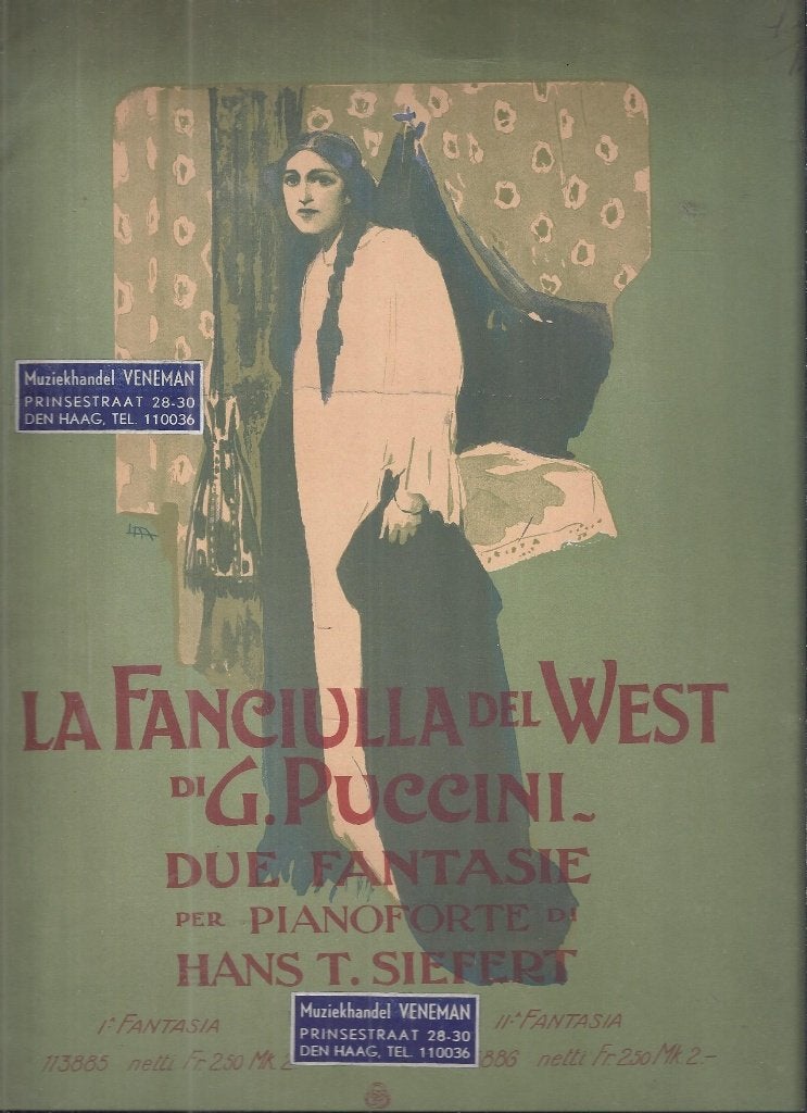 O800 bladmuziek g puccini, Ophalen of Verzenden, Gebruikt, Artiest of Componist, Populair
