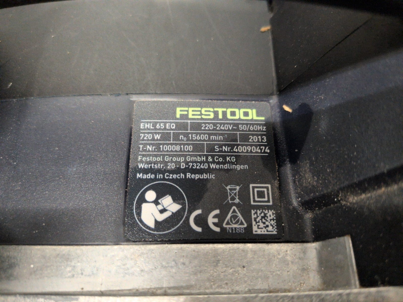 Foto 4 van Festool EHL 65 EQ plus schaafmachine in systainer
