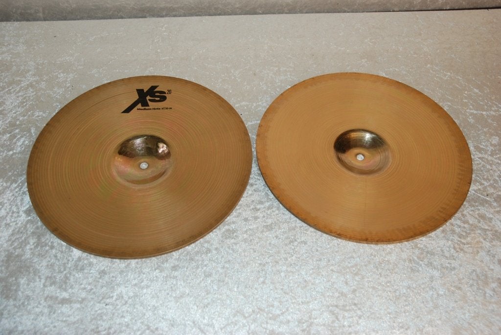 Sabian XS hihat bekkens 982/1357gr 14 inch  <26261010>, Sabian, Gebruikt, ., Drums of Percussie