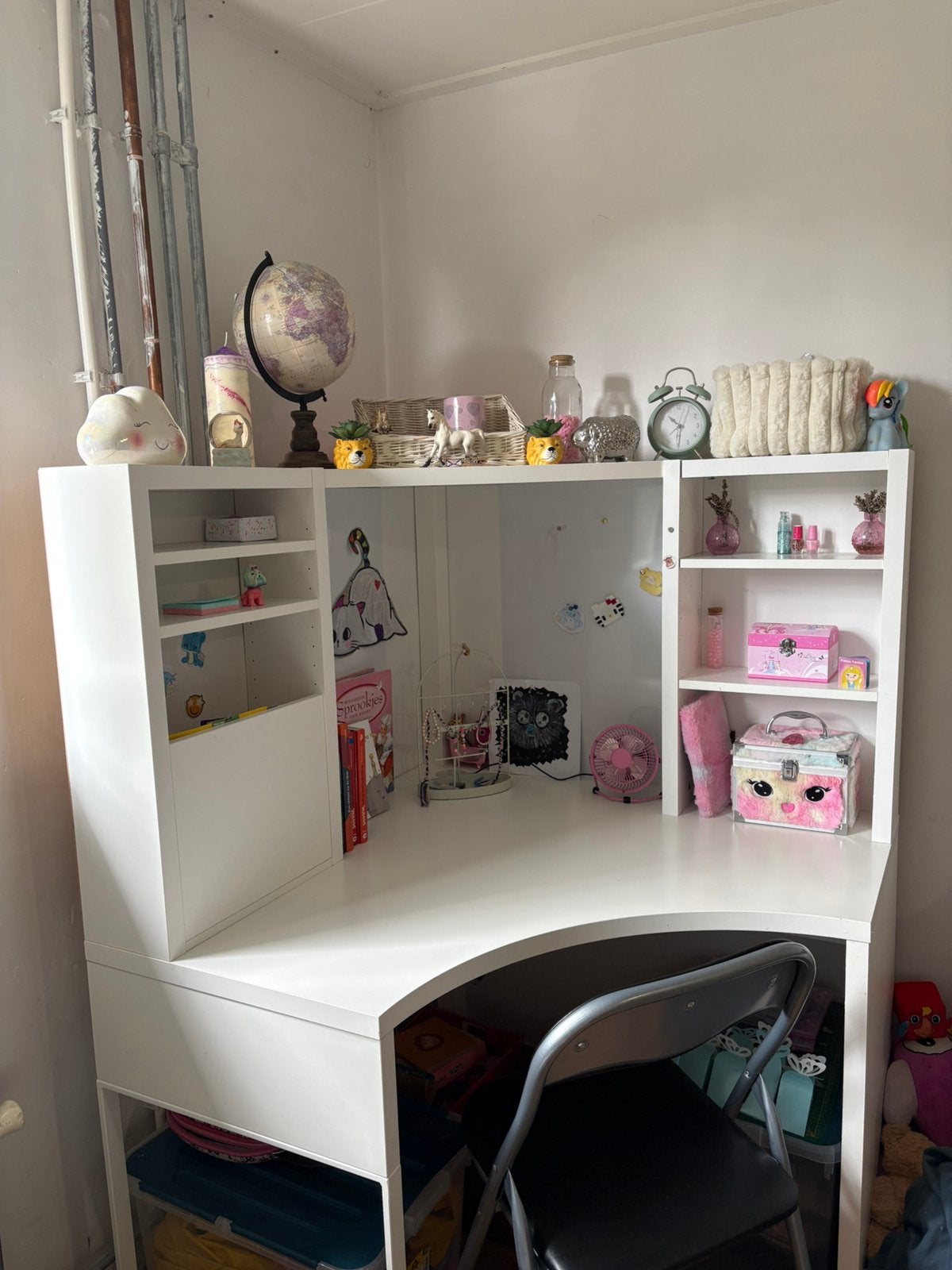 Gratis Ikea hoek bureau, Ophalen, Hoekbureau, Zo goed als nieuw, IKEA