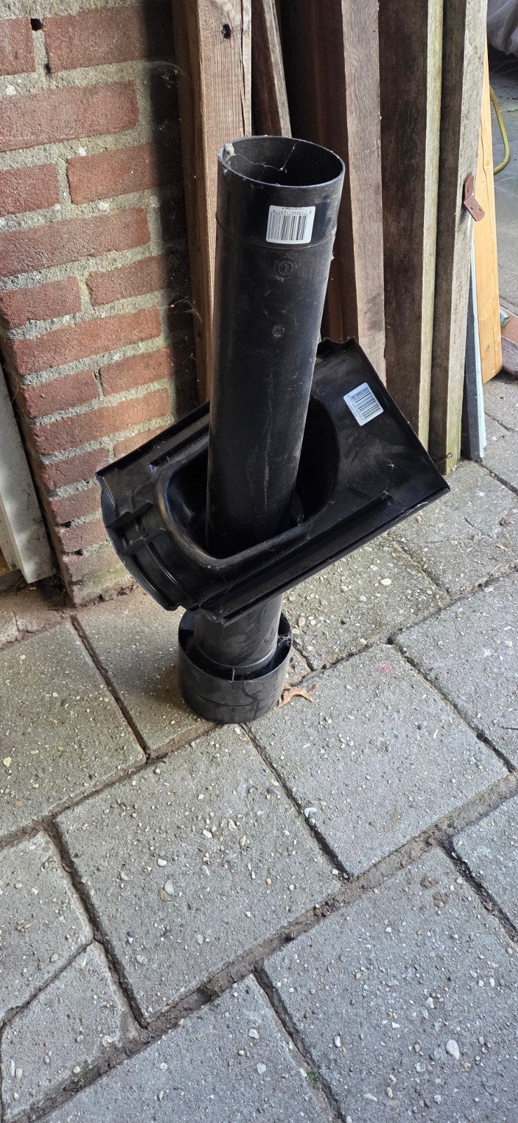 Ventilatie dakdoorvoer compleet met dakpan en hoedje, Ophalen of Verzenden, Nieuw, Ventilator
