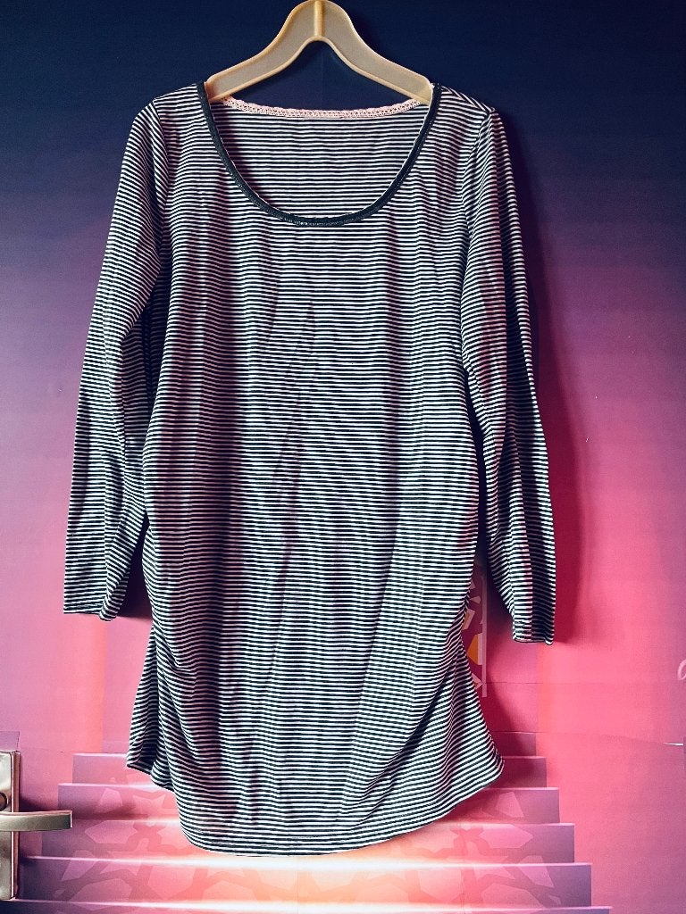 Gestreepte lange tuniek/shirt 40/42 nu voor 9,99€, Kleding | Dames, Blouses en Tunieken, Overige kleuren, Maat 42/44 (L), Ophalen of Verzenden