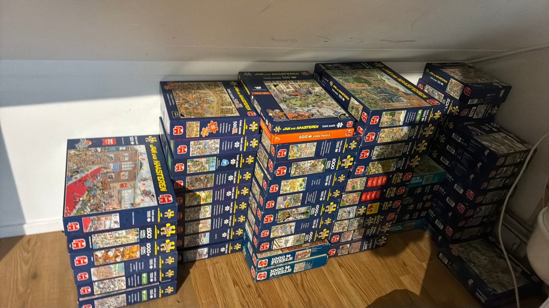 Veel Jan van Haasteren Puzzels, Ophalen, 500 t/m 1500 stukjes, Zo goed als nieuw, Legpuzzel