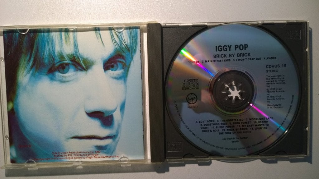 Iggy Pop - Brick By Brick, Ophalen of Verzenden, Zo goed als nieuw, Poprock, Album