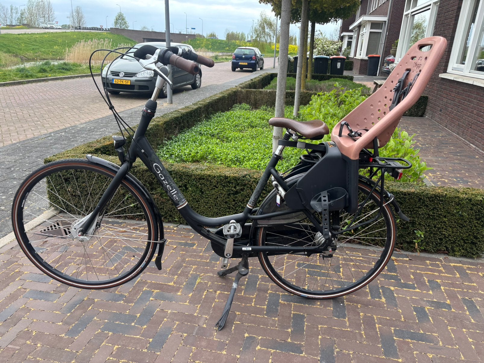 Gazelle Bloom moederfiets incl Yepp zitje, Fietsen en Brommers, Fietsen | Dames | Moederfietsen, Ophalen, 53 tot 56 cm, Versnellingen