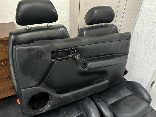 VW Golf 3 / 3,5 cabrio zwart lederen interieur, Auto-onderdelen, Ophalen, Gebruikt, Volkswagen