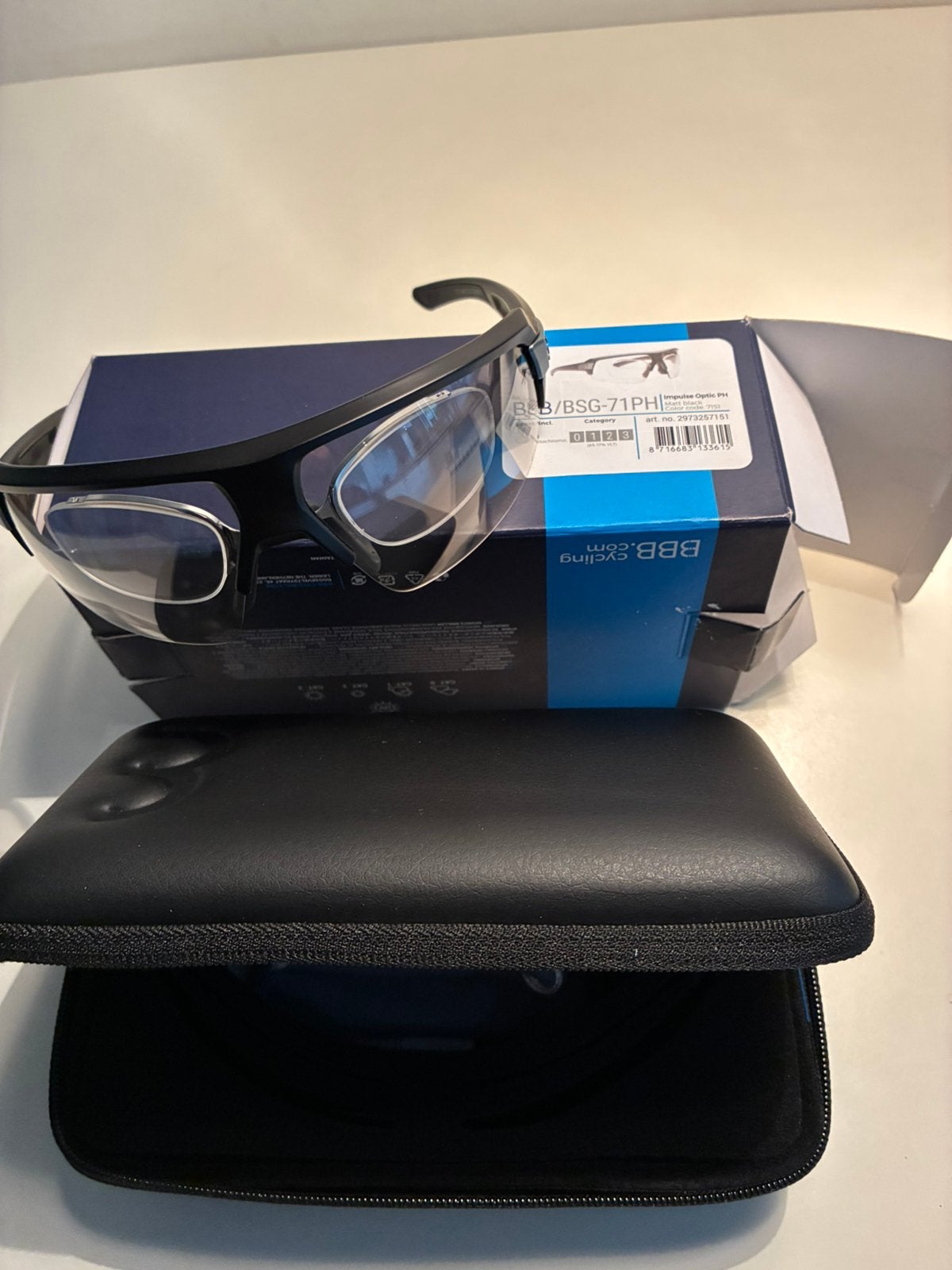 BBB BSG-71 PH Impulse Optic fietsbril op sterkte nieuw, Ophalen of Verzenden, Zo goed als nieuw
