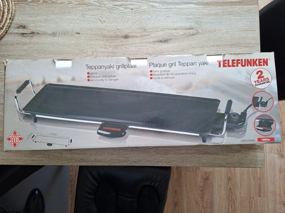 terayaki grillplaat xl, Ophalen, Zo goed als nieuw