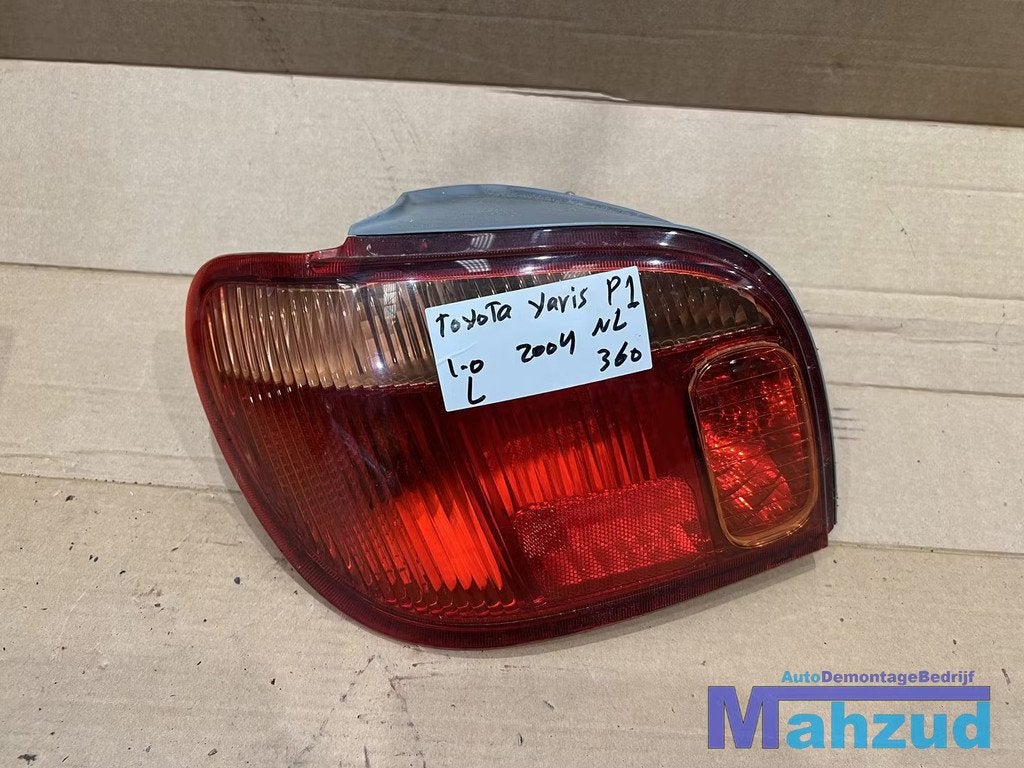 TOYOTA YARIS P1 Links achterlicht 1999-2005, Auto-onderdelen, Info@toyota.co.jp, Gebruikt, Toyota Motor Corporation, Toyota