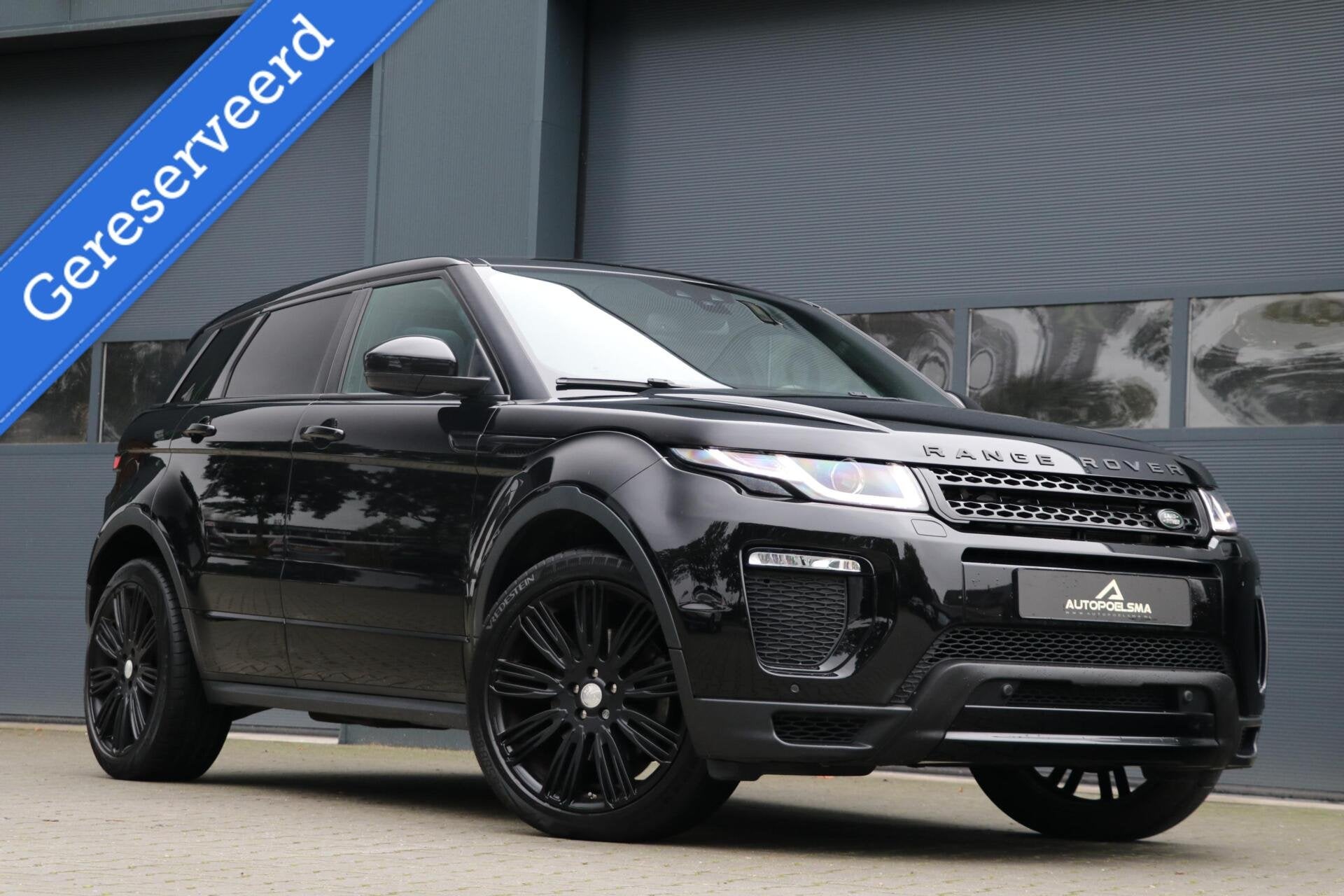 Land Rover Range Rover Evoque 2.0 Si4 241PK Panodak AppleCar, Auto's, Automaat, Dealer onderhouden, 4 cilinders, Zwart
