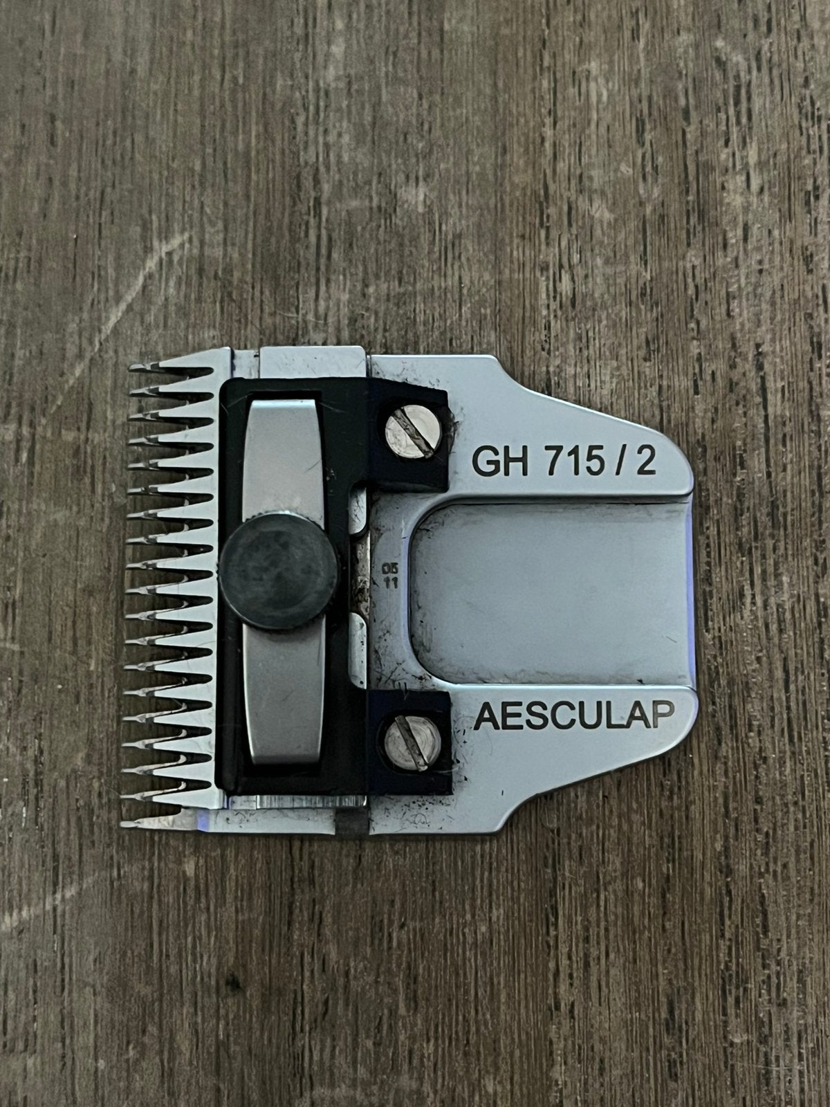 Aesculap Favorita GH715 scheerkop 2 mm fijn scherp, Dieren en Toebehoren, Honden-accessoires, Ophalen of Verzenden, Gebruikt