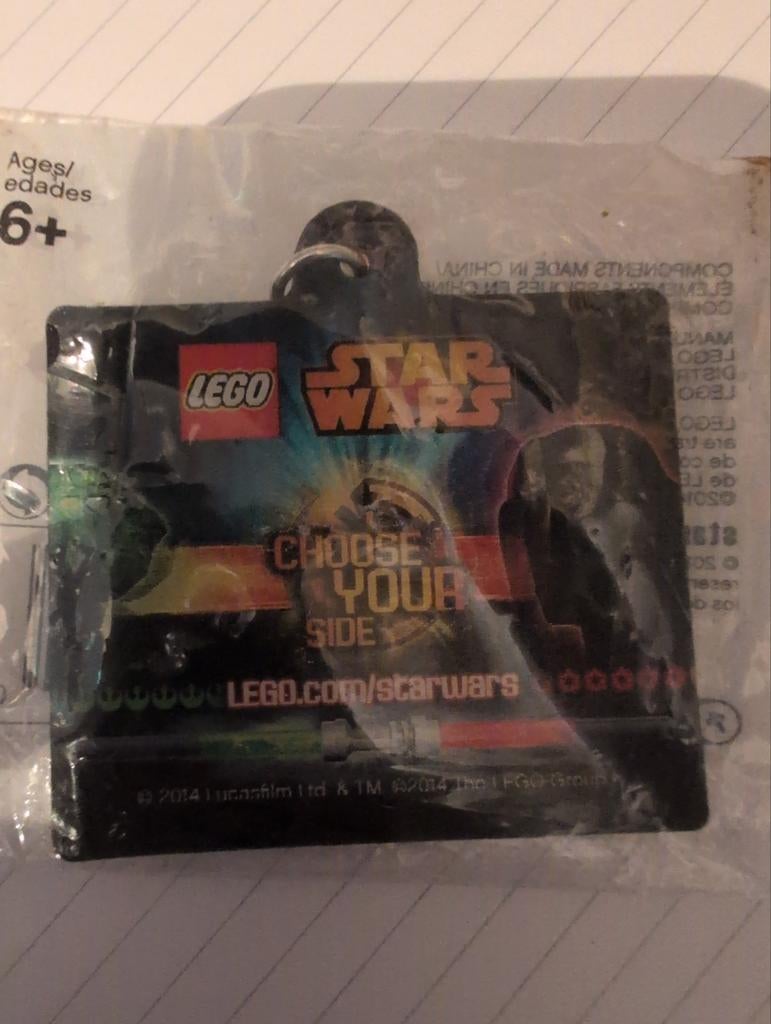 LEGO Star Wars Sleutelhanger - Kies je kant!, Star Wars, Lego, Nieuw, Ophalen of Verzenden