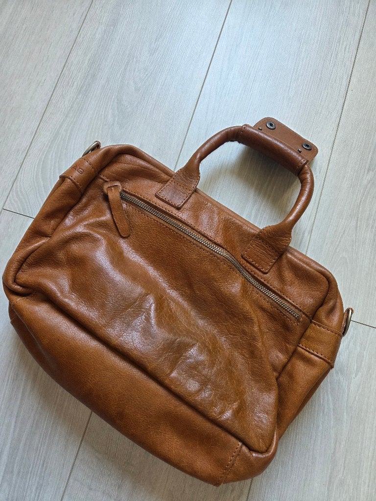 Cowboysbag 1346, Ophalen, Zo goed als nieuw, Bruin, Handtas