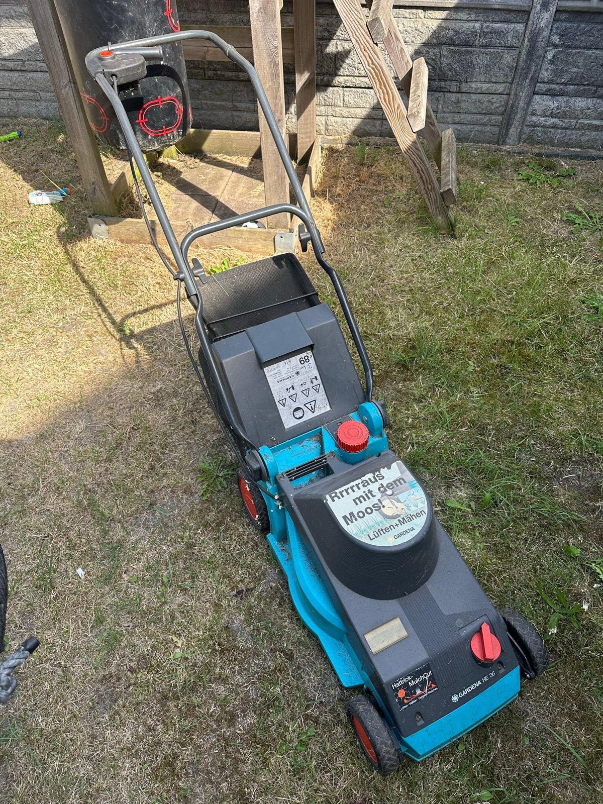 Gardena HE 36 Elektrische Grasmaaier met Mulchfunctie, Ophalen, Cirkelmaaier, Gebruikt, Elektrische grasmaaier