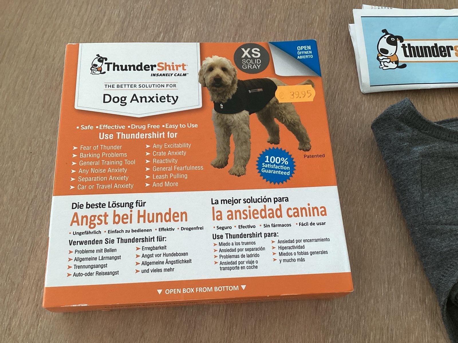 Zgan thundershirt XS, Dieren en Toebehoren, Ophalen of Verzenden, Nieuw