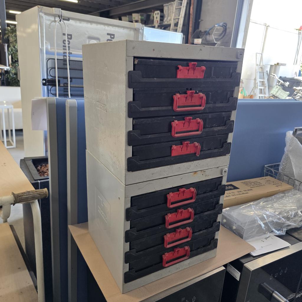 2 opbergboxen van WURTH met laden voor opbergen kleinmateri, Niet ingevuld, Gebruikt, Niet ingevuld, Niet ingevuld