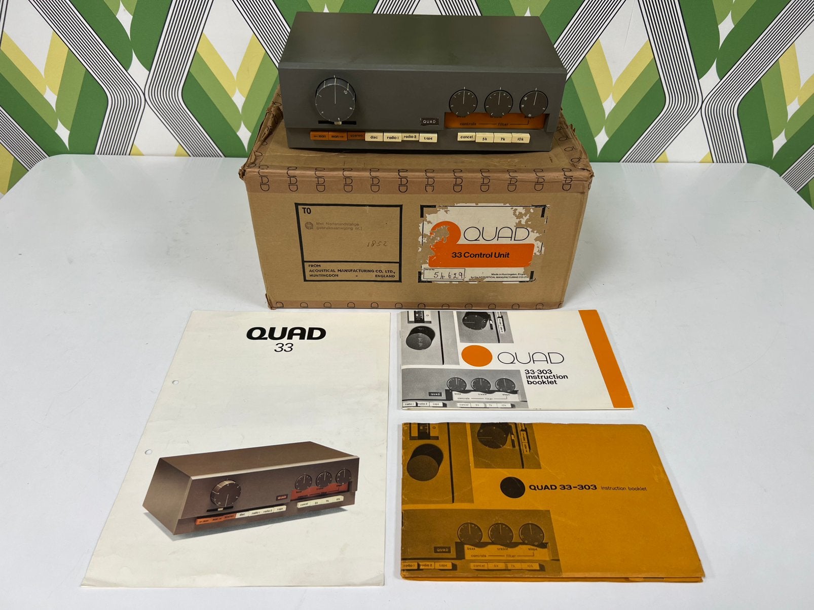 Gereviseerde Quad 33 voorversterker, Overige merken, Ophalen of Verzenden, Quad, Quad