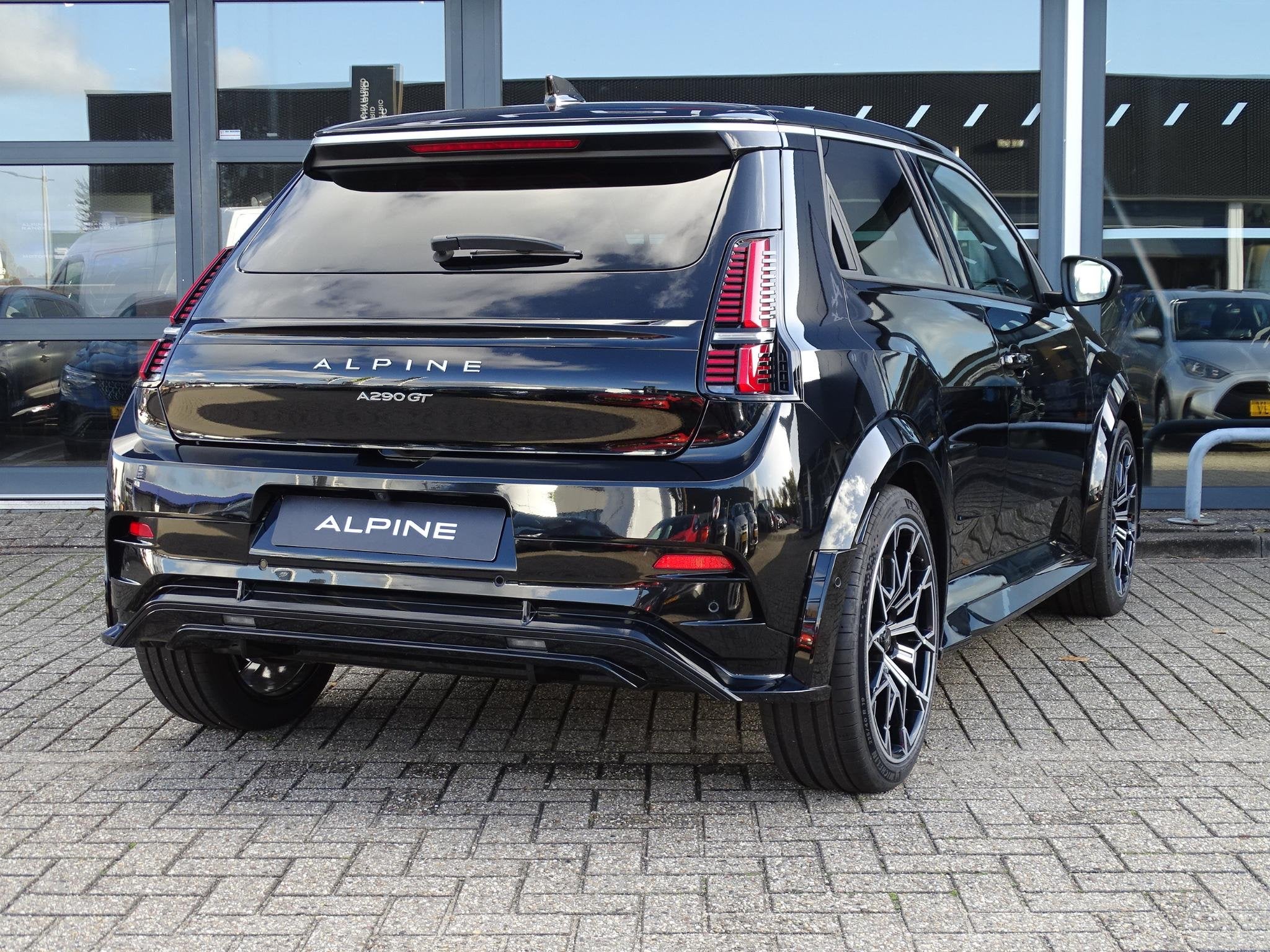 Alpine A290 GT 52 kWh | Pack Safety | Stoelverwarming | Appl, Auto's, Stof, Zwart, Nieuw, 177 pk