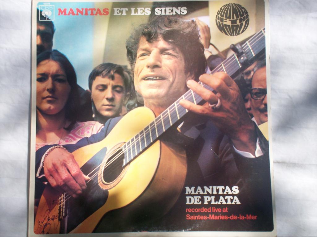Flamenco Gitanes Guitarra Manitas de Plata Vinyl 33 tpm LPs, Ophalen of Verzenden, Zo goed als nieuw, 12 inch, Europees