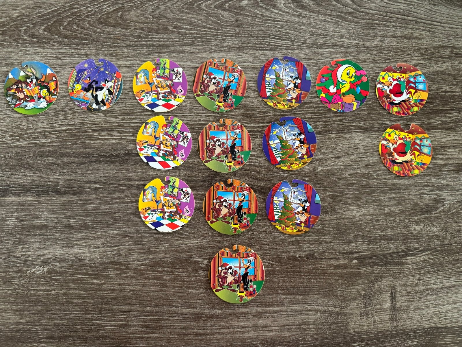 Grote Kerstflippo’s uit 1996 - Looney Tunes Verzameling, Verzamelen, Ophalen of Verzenden, Kerstflippo's, Verzameling