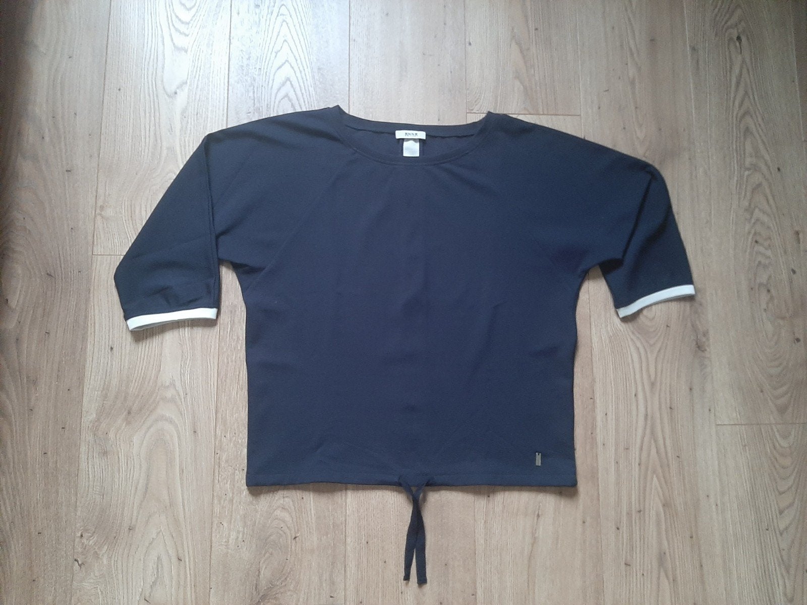 als nieuw... blauwe top mt 38-40 ANNA, Kleding | Dames, Ophalen of Verzenden, Zo goed als nieuw