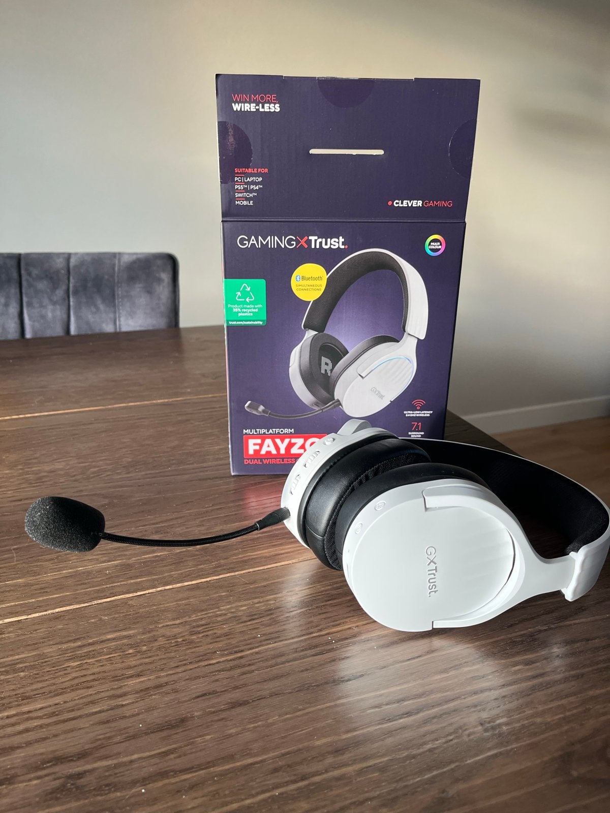 GamingXTrust Dual Wireless Gaming Headset Multiplatform, Nieuw, Ophalen of Verzenden, Headset, PC