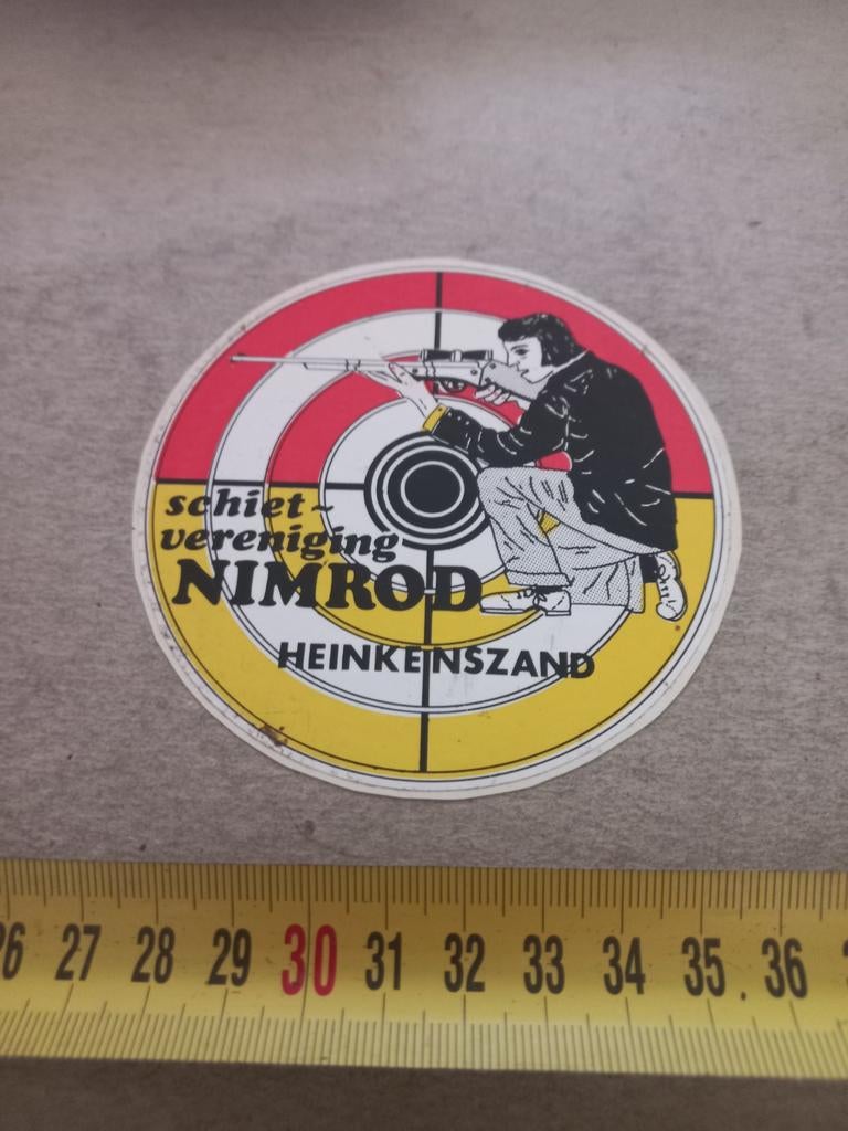 Schietvereniging nimrod heinikenszand, Ophalen of Verzenden, Zo goed als nieuw
