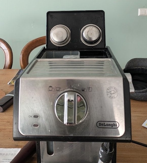 De'Longhi ECP 35.31 espressomachine incl. naked portafilter, Gebruikt, Espresso apparaat, Gemalen koffie, Ophalen of Verzenden