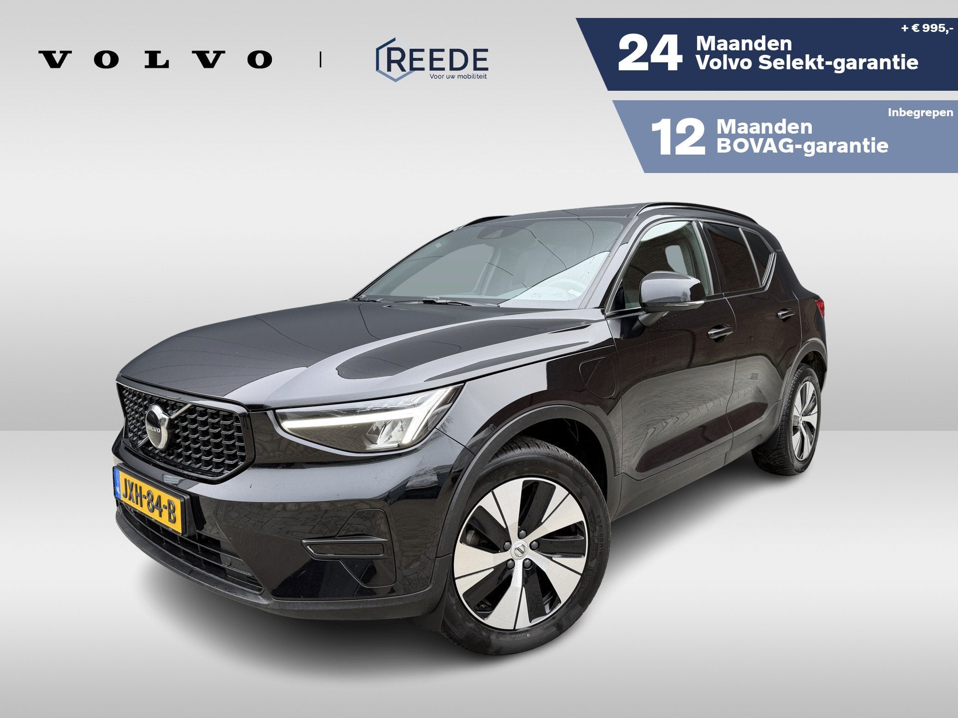 Volvo XC40 1.5 T4 Plug-in hybrid Plus Dark Panorama dak | Ge, 12 maanden, Zwart, Zwart, Bedrijf