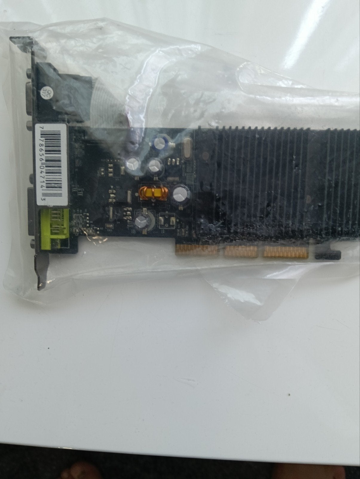 PV-T44A-YA GF 6200 512MB DDR2 TY DVI Videokaart, Computers en Software, Videokaarten, Ophalen, Gebruikt, DVI, GDDR2