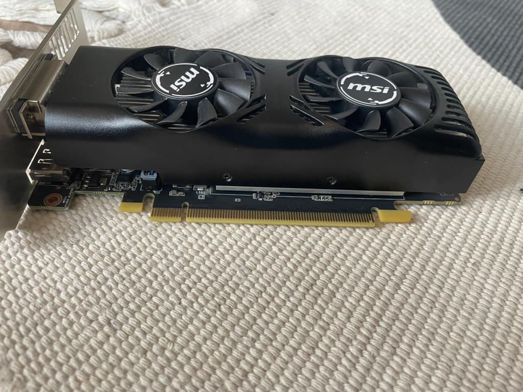 MSI GeForce GTX 1650 4GT LP 4GB – Low Profile Videokaart, PCI-Express 3, HDMI, Ophalen of Verzenden, Nvidia