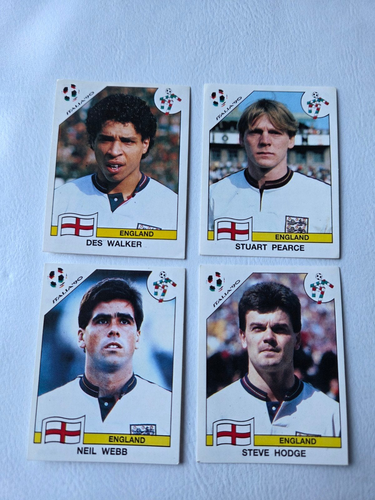 Panini WK 90 Engeland, Ophalen of Verzenden, Meerdere stickers