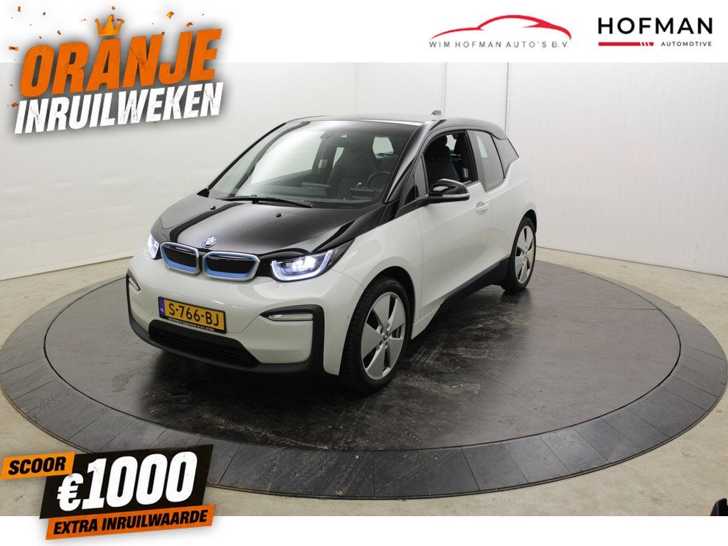 BMW i3 Executive 120Ah SOH 100% 42 kWh Warmtepomp CCS Snel l, 43 €/maand, Wit, 1245 kg, Grijs